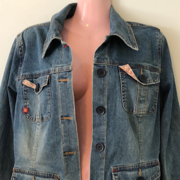 Plugg Jackets & Blazers - Plug size Lg jean jacket